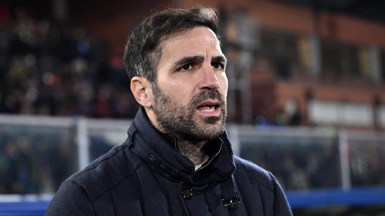 O treinador Cesc Fàbregas comandando o Como (Créditos: Imago)