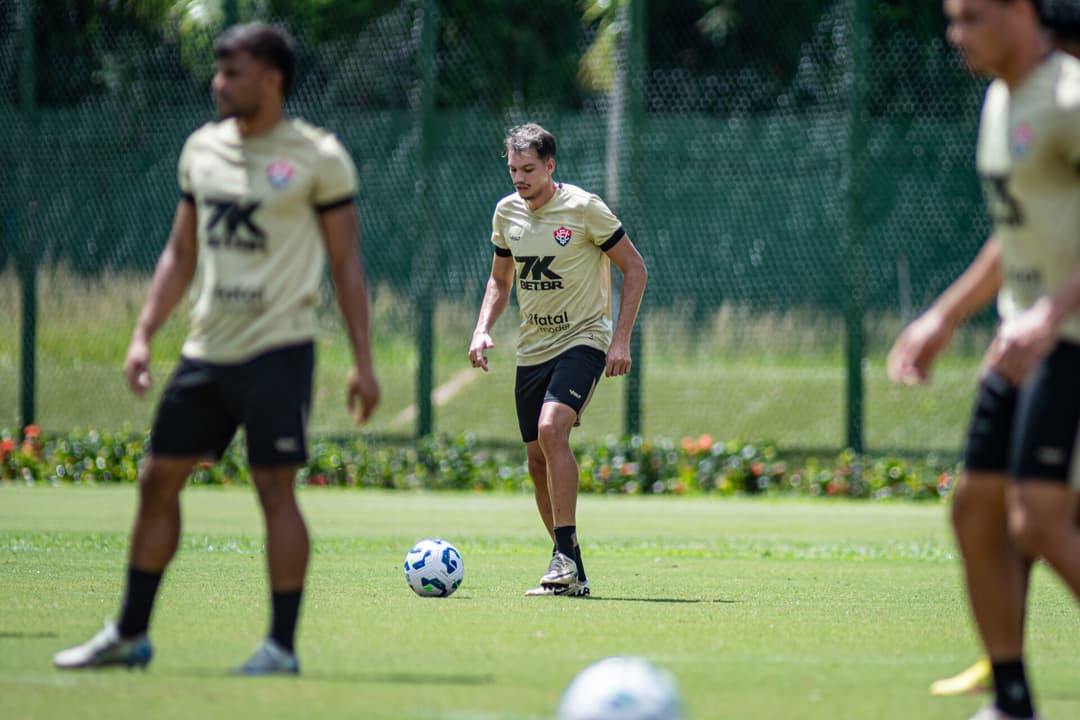 Vitória em preparação para estreia no Brasileiro Foto: Victor Ferreira / EC Vitória