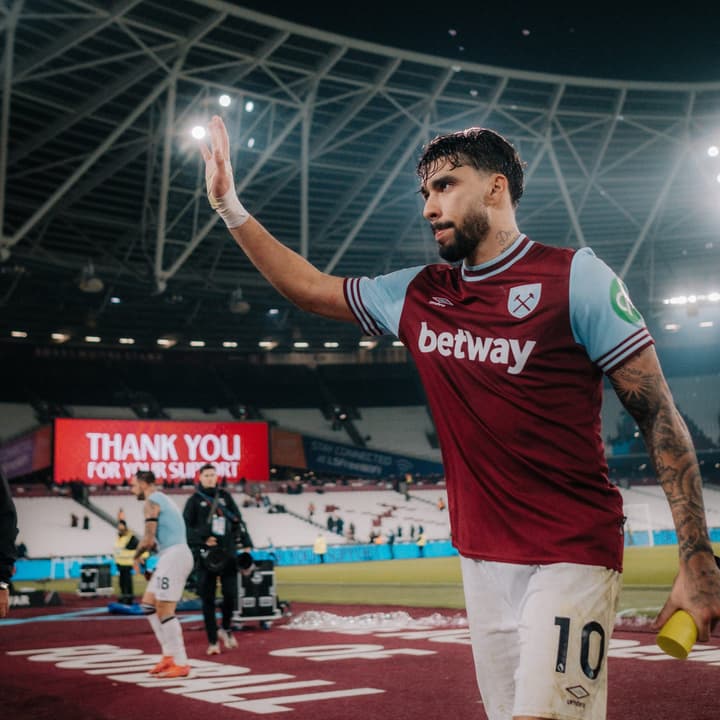 O West Ham, de Lucas Paquetá, recebe o Bournemouth pela 31ª rodada da Premier League(Foto: Reprodução/West Ham)