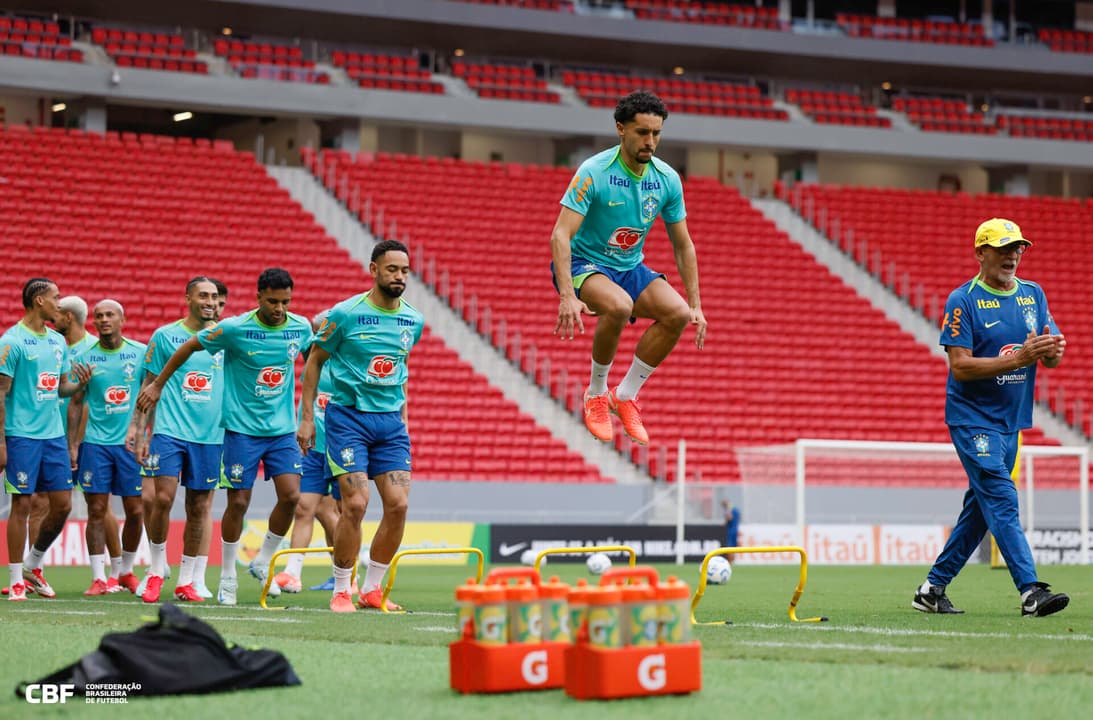 Marquinhos é um dos jogadores mais experientes da Seleção Brasileira