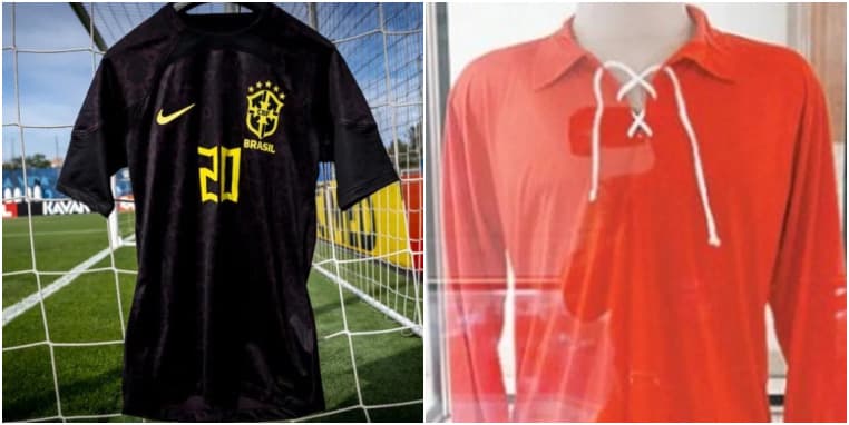 Brasil deve ganhar camisa vermelha para próxima Copa (Foto; Joilson Marconne/CBF/Museu da Seleção Brasileira)