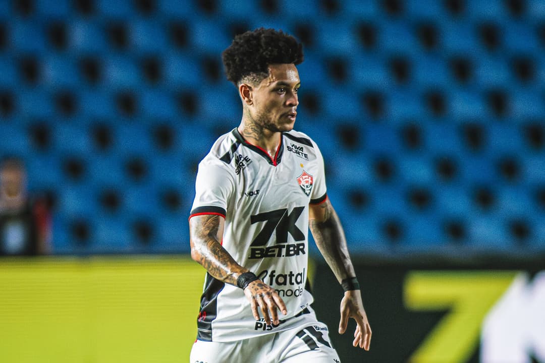 Matheuzinho em ação pelo Vitória na Copa do Brasil Foto: Victor Ferreira / EC Vitória