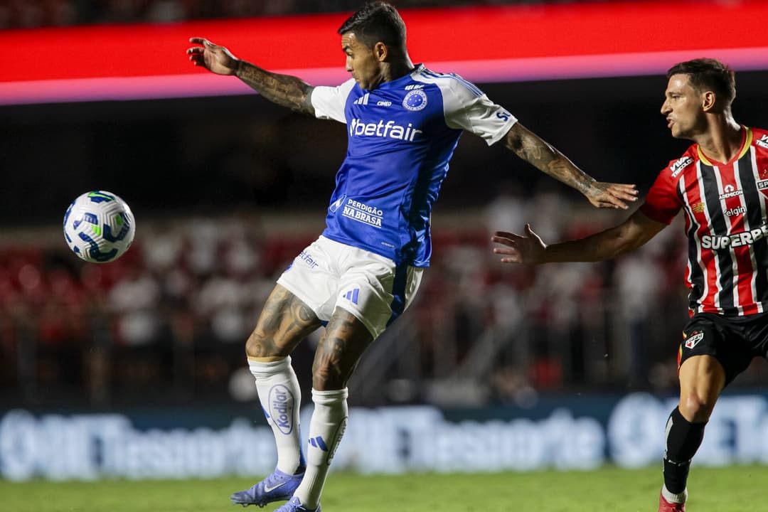 BRASILEIRO A 2025, SAO PAULO X CRUZEIRO - Dudu