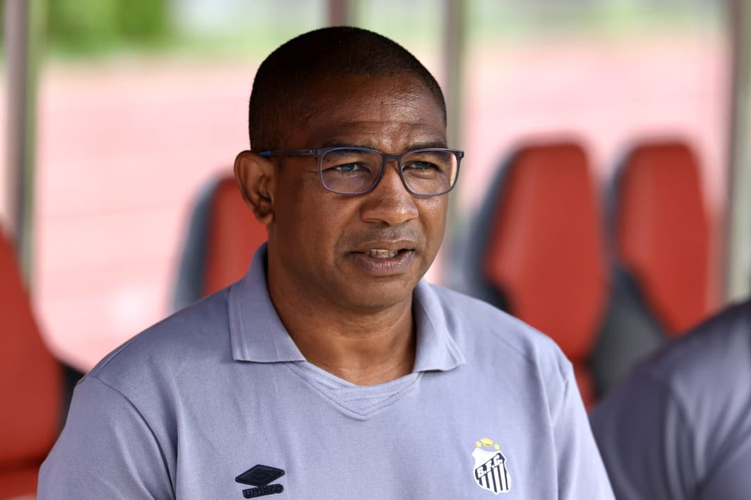 César Sampaio esteve no comando do Santos nos últimos dois jogos (Foto: Marcello Zambrana/AGIF)