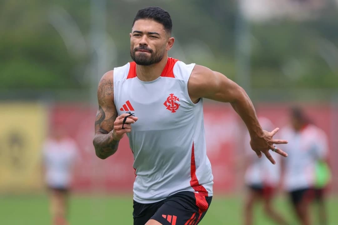 Treino Internacional - Bruno Tabata (Ricardo Duarte/SC Internacional)