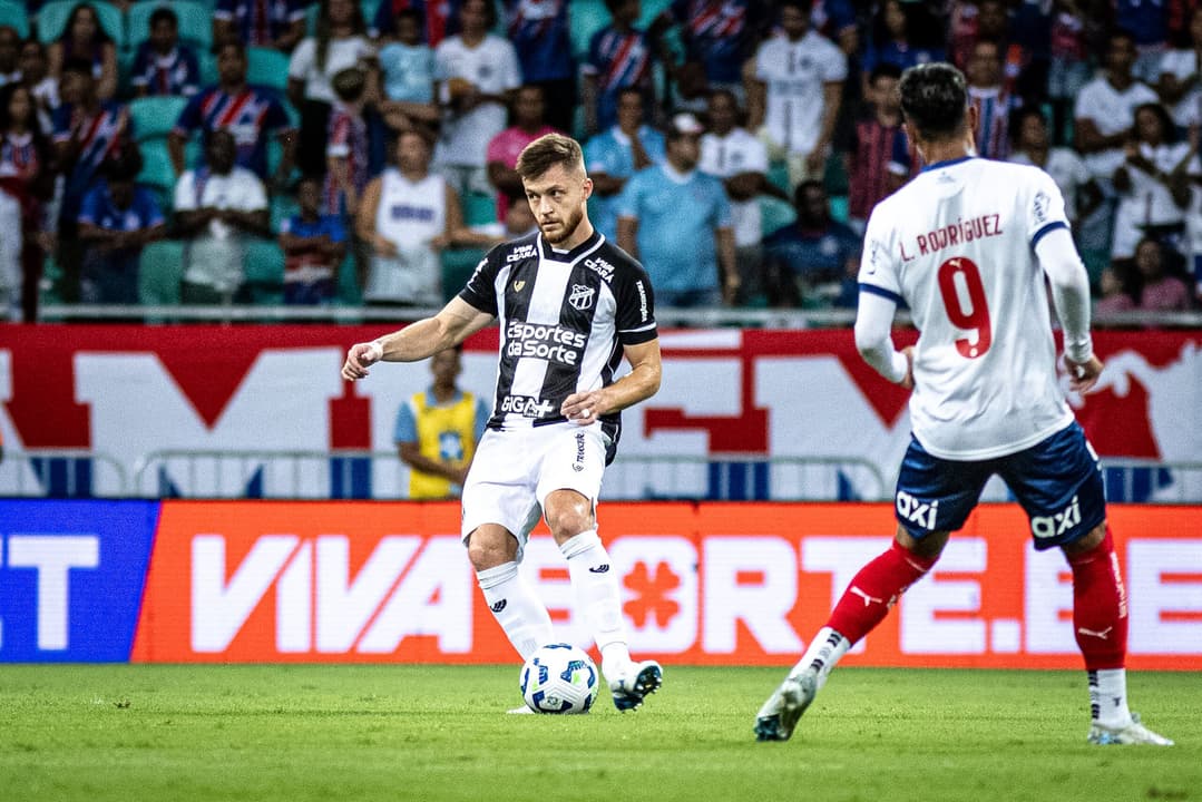 Partida entre Bahia e Ceará, pelo Brasileirão 2025 (Foto: Gabriel Silva/Ceará SC)