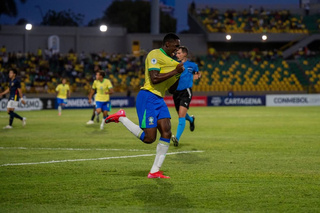 Brasil x Equador, pelo Sul-Americano sub-17 (foto: CBF/Divulgação)