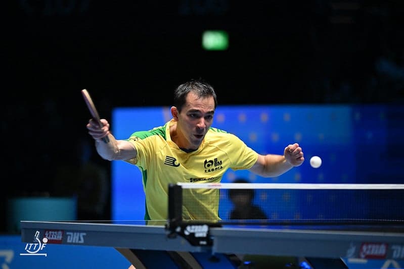 Hugo Calderano é o terceiro no ranking mundial