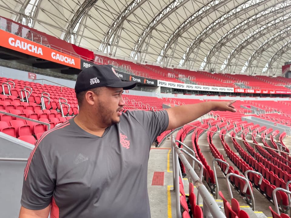 Anderson Valença,  torcedor do Internacional