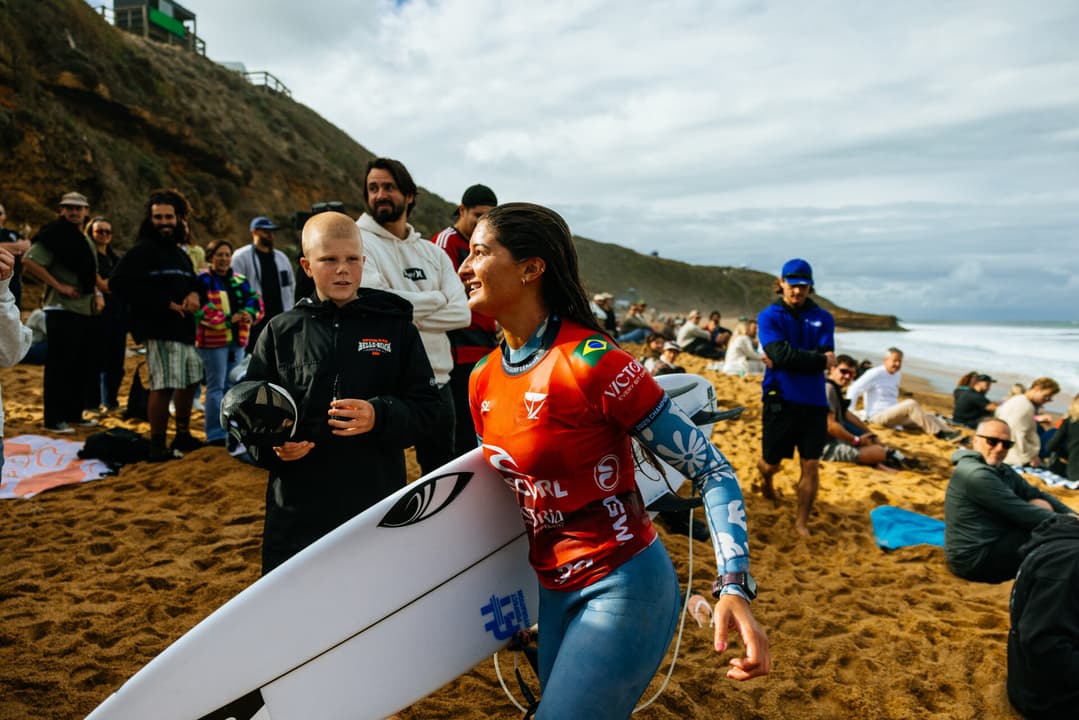 Vice em Bells Beach, Luana Silva segue na disputa em Margaret River