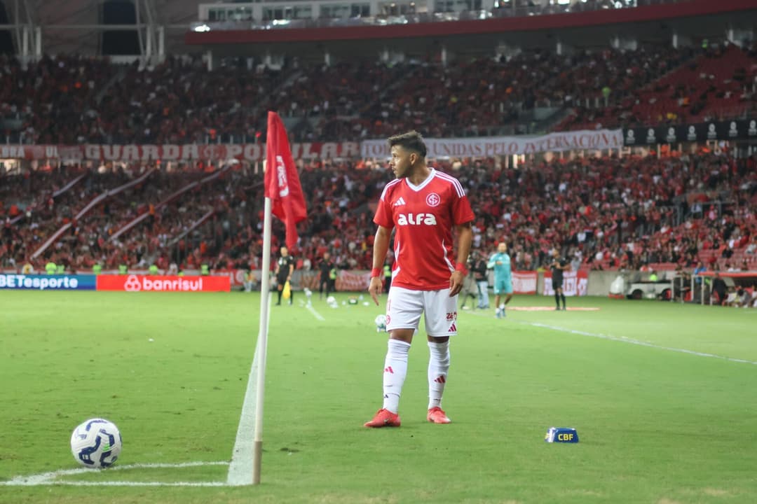 Internacional x Cruzeiro - Brasileirão 2025 - Óscar Romero tem estreia com boa atuação e assistência. (Foto: Ricardo Duarte/SC Internacional