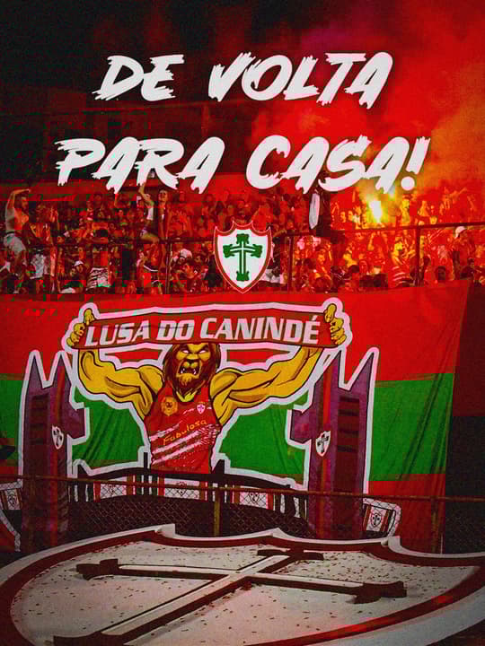 Portuguesa anuncia volta de jogos no Canindé como mandante. (Foto: Divulgação/ Portuguesa)