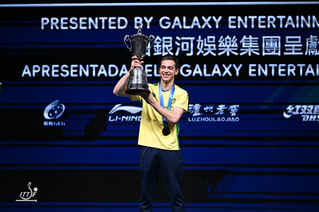 Hugo Calderano conquistou título inédito da Copa do Mundo