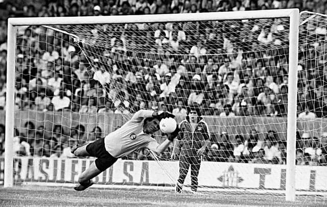 Internacional 1x0 Cruzeiro - Brasileirão 1975. Manga (Foto: Museu do SC Internacional)