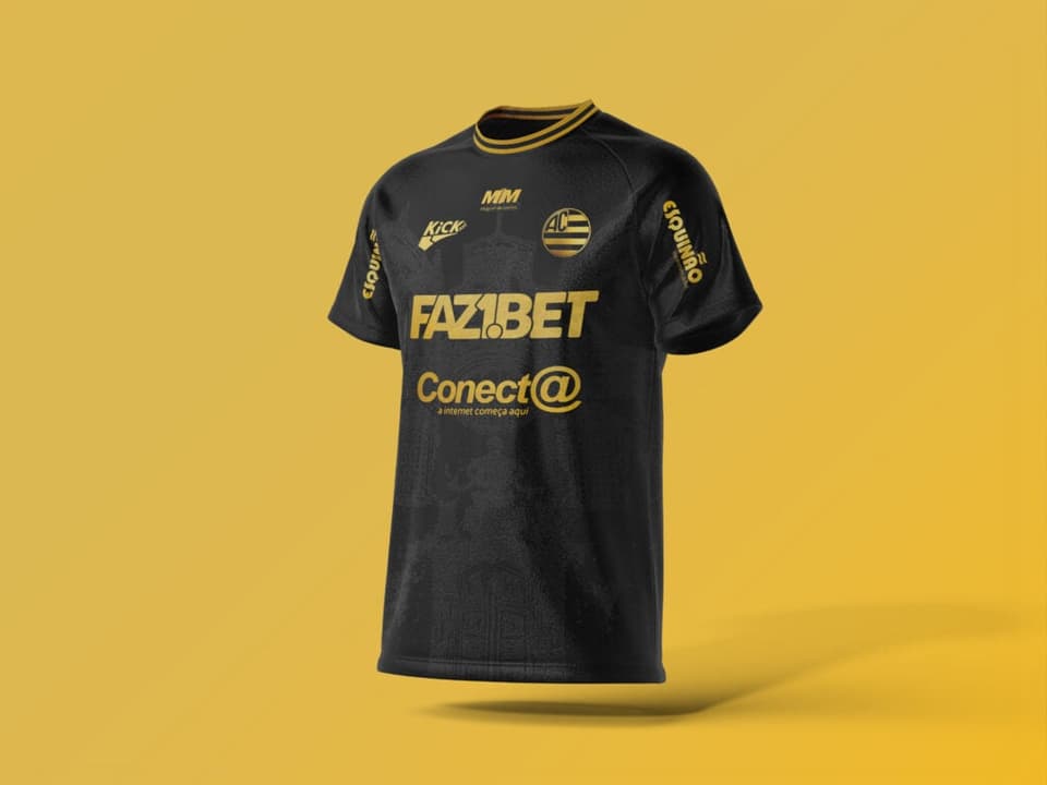 Um dos novos uniformes do Athletic, de São João del Rei (Foto: Divulgação)
