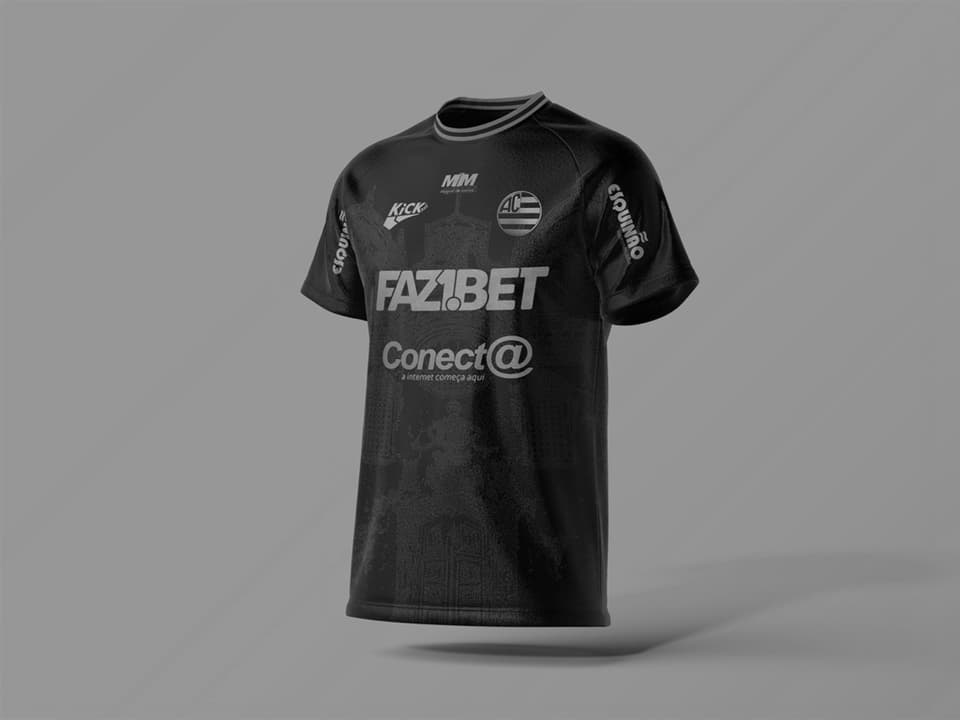 Um dos novos uniformes do Athletic, de São João del Rei (Foto: Divulgação)