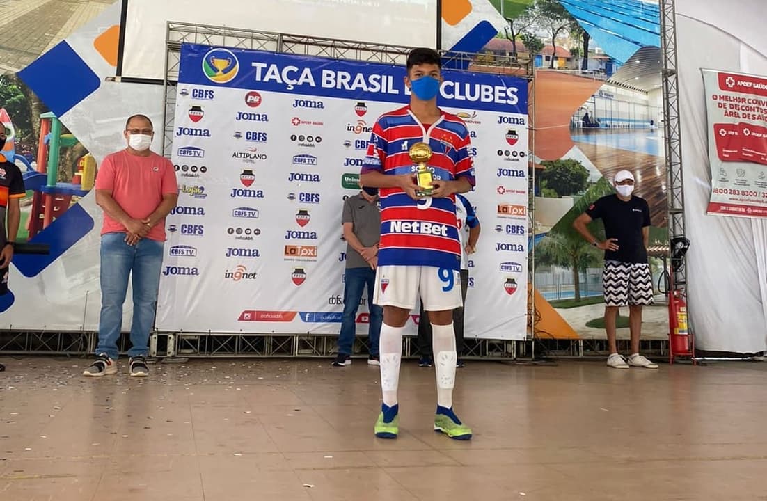 Enzo Richard, atacante do sub-17 do Fortaleza, anos atrás (Foto: divulgação/Fortaleza EC)