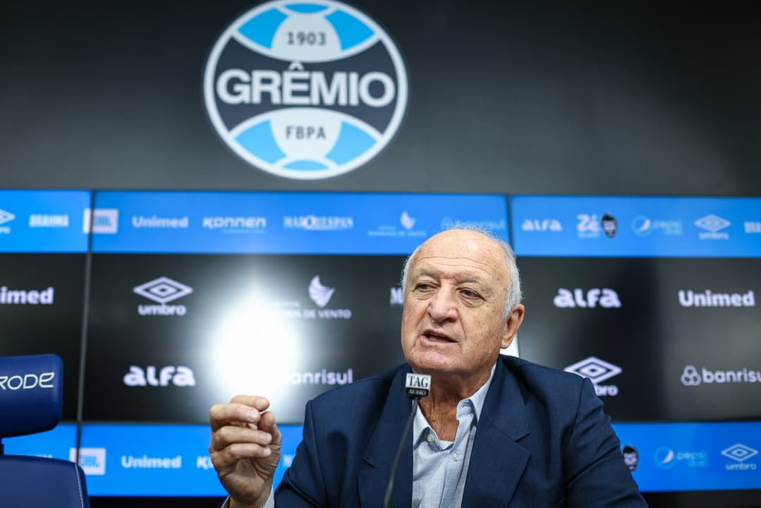 Felipão é Coordenador Técnico do Grêmio. (Foto: Lucas Uebel/Grêmio FBPA)