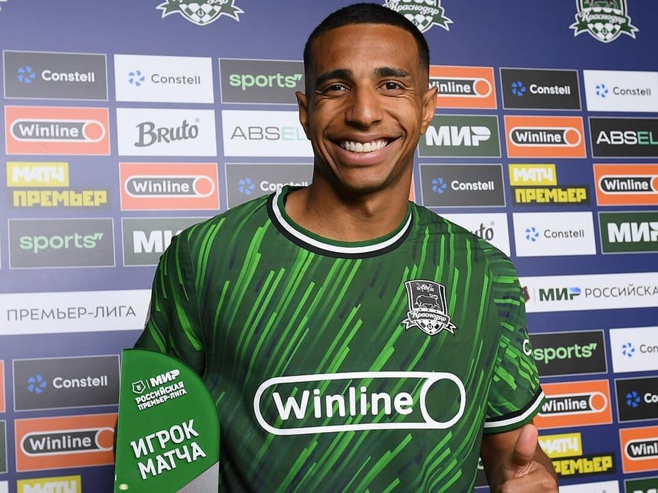 Victor Sá teve papel de destaque nesta temporada com o Krasnodar (Foto: Divulgação/Krasnodar)