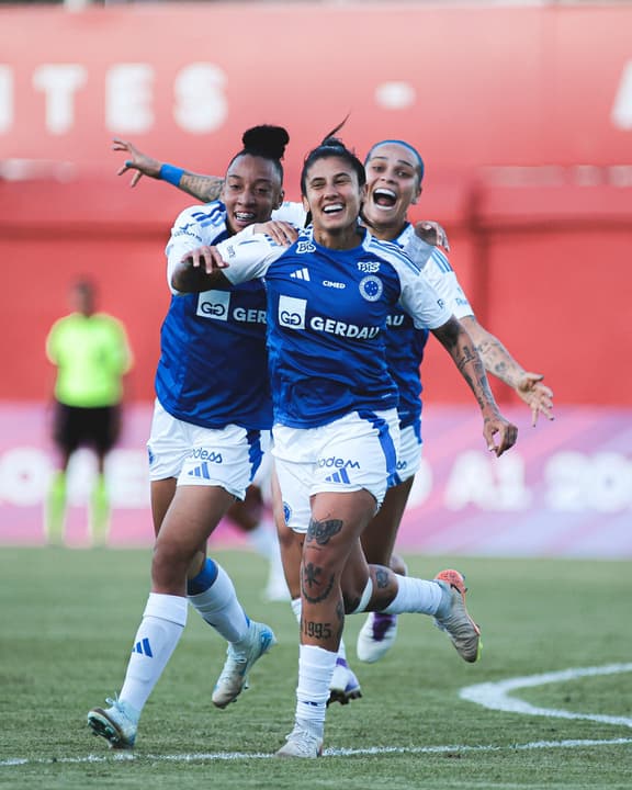 Cruzeiro segue invicto no Brasileirão feminino 2025. (Foto: Gustavo Martins/ Cruzeiro)
