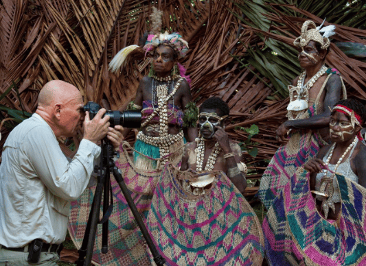 Sebastião Salgado em Papua Nova Guiné, em 2008