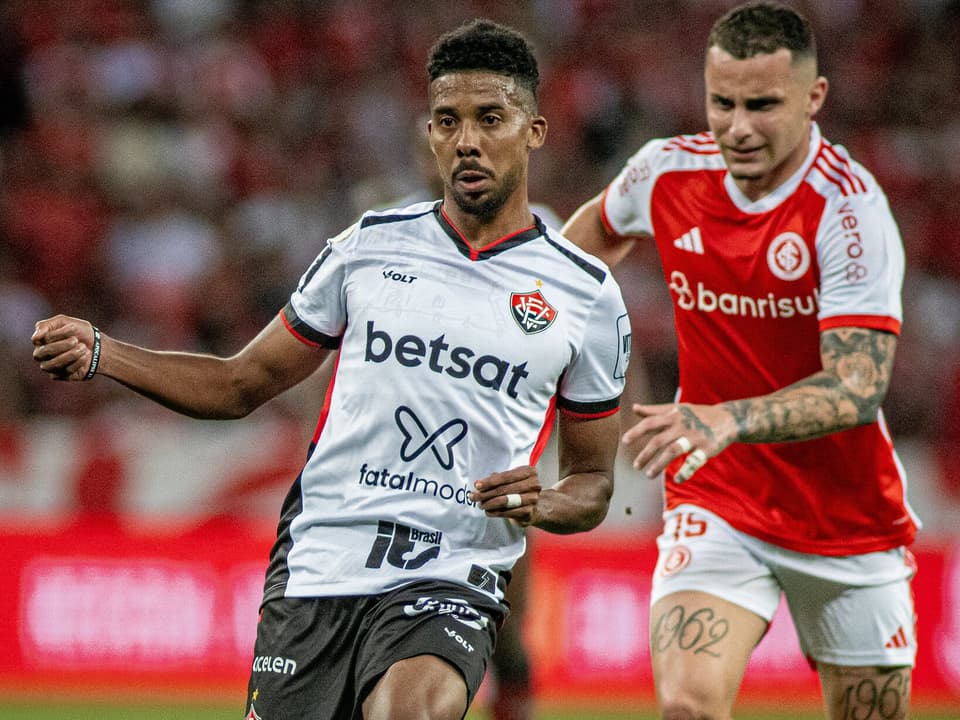 Willian Oliveira em Vitória x Internacional no Beira-Rio (Foto: Victor Ferreira / EC Vitória)
