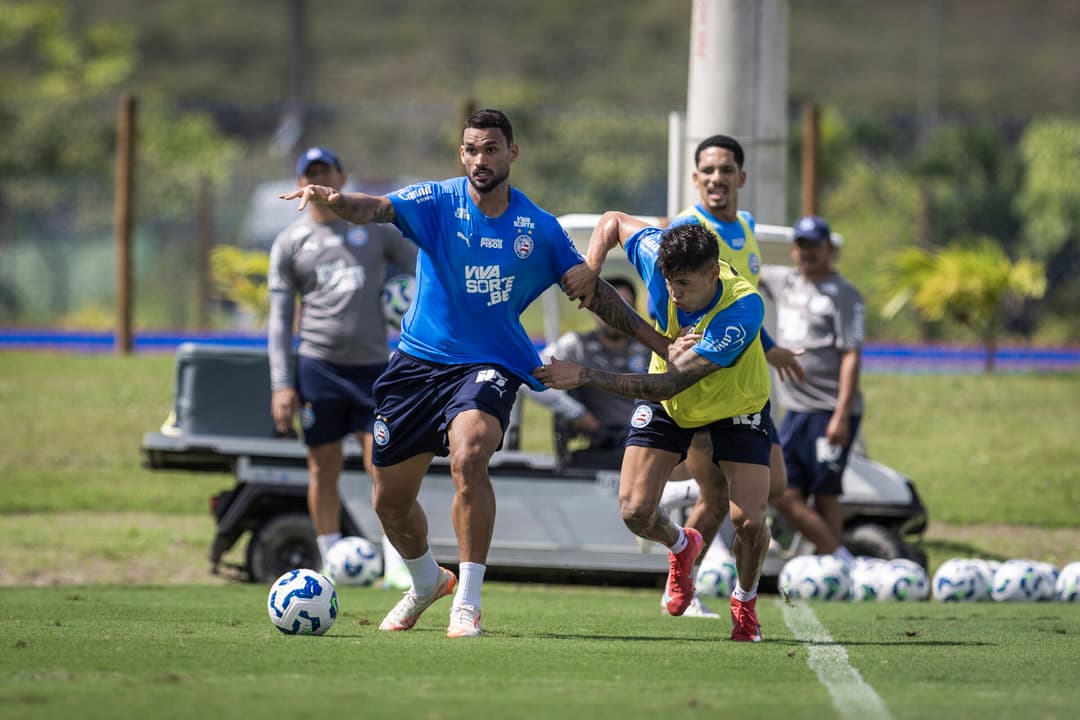 Treino do Bahia na Cidade Tricolor (Foto: Rafael Rodrigues / EC Bahia)