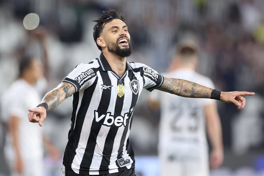 Mastriani comemora gol do Botafogo (Foto: Vitor Silva/Botafogo)