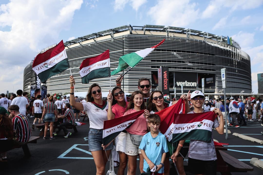 Torcida do Fluminense em New Jersey (Lucas Merçon/ Fluminense FC)