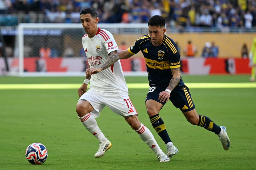 Di María em Benfica x Boca Juniors (Foto: Chandan Khanna / AFP)