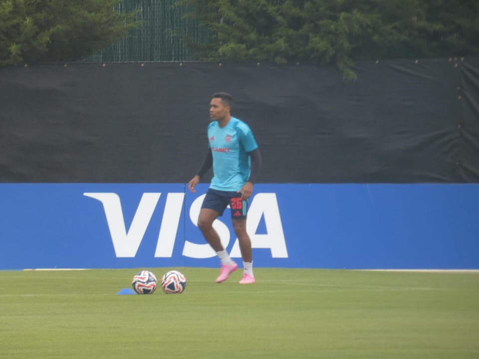 Alex Sandro Flamengo treino EUA Mundial