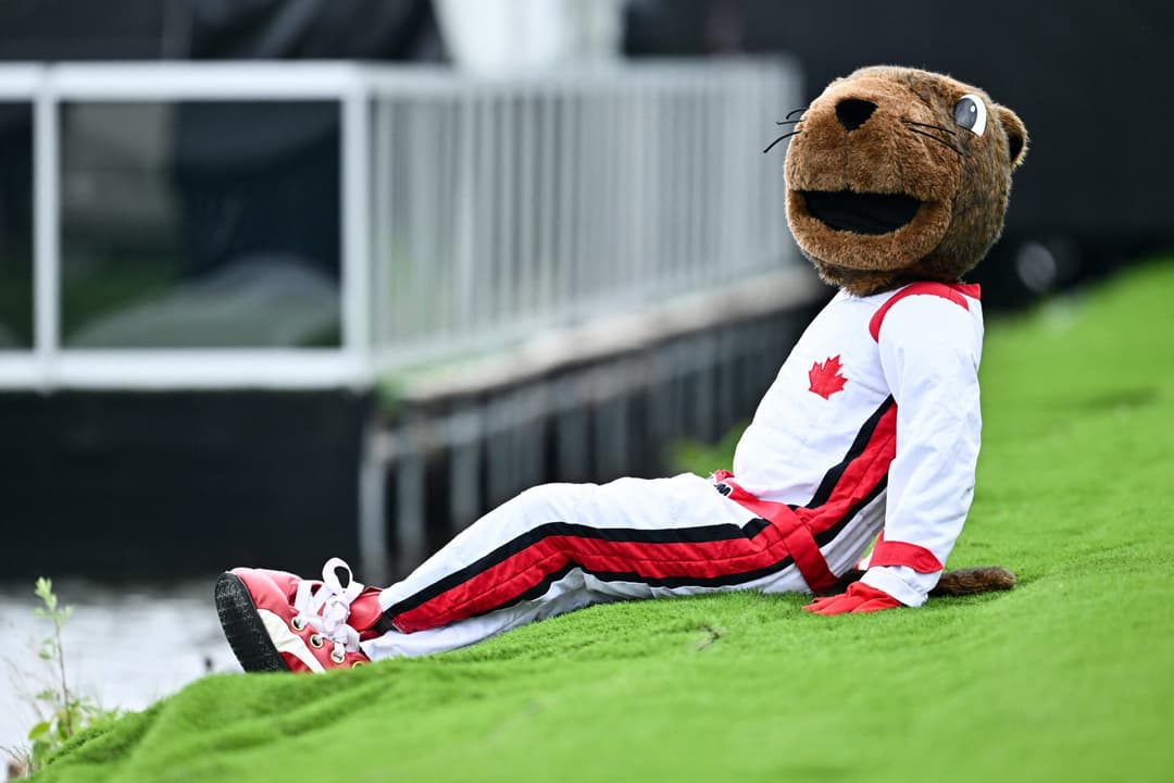 Este é Vroum, mascote do GP do Canadá (foto: Minas Panagiotakis / GETTY IMAGES NORTH AMERICA / Getty Images via AFP)