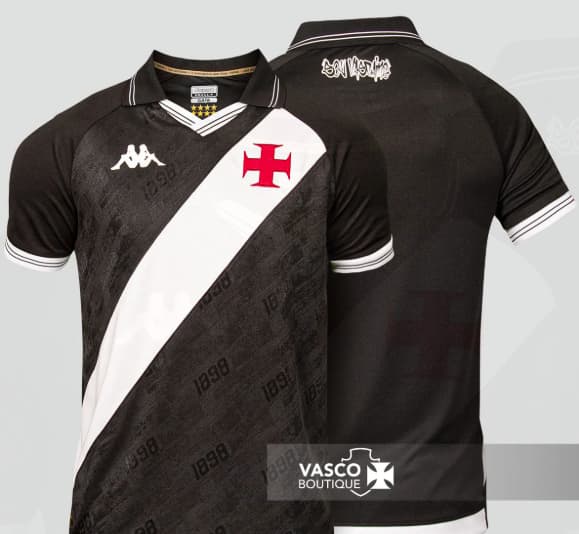 Mais detalhes da nova camisa do Vasco (Foto: Reprodução)