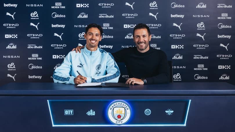 Reijnders foi anunciado como contratação do Manchester City para o Mundial de Clubes (Foto: Divulgação/Manchester City)