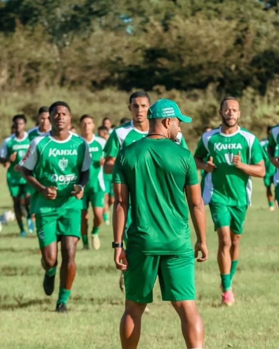 Treino do Vitória da Conquista em preparação para a Série B do Baiano (Foto: redes sociais)