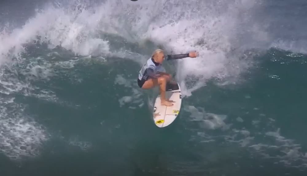 Tatiana Weston-Webb no WSL de Saquarema (reprodução WSL)