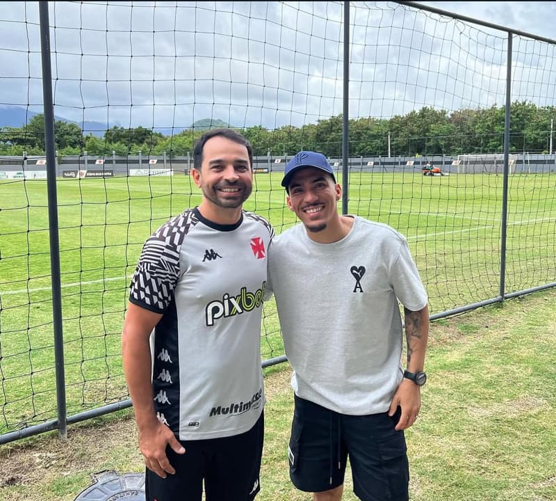 Cleber dos Santos e Allan, do Botafogo (Foto: Arquivo Pessoal)