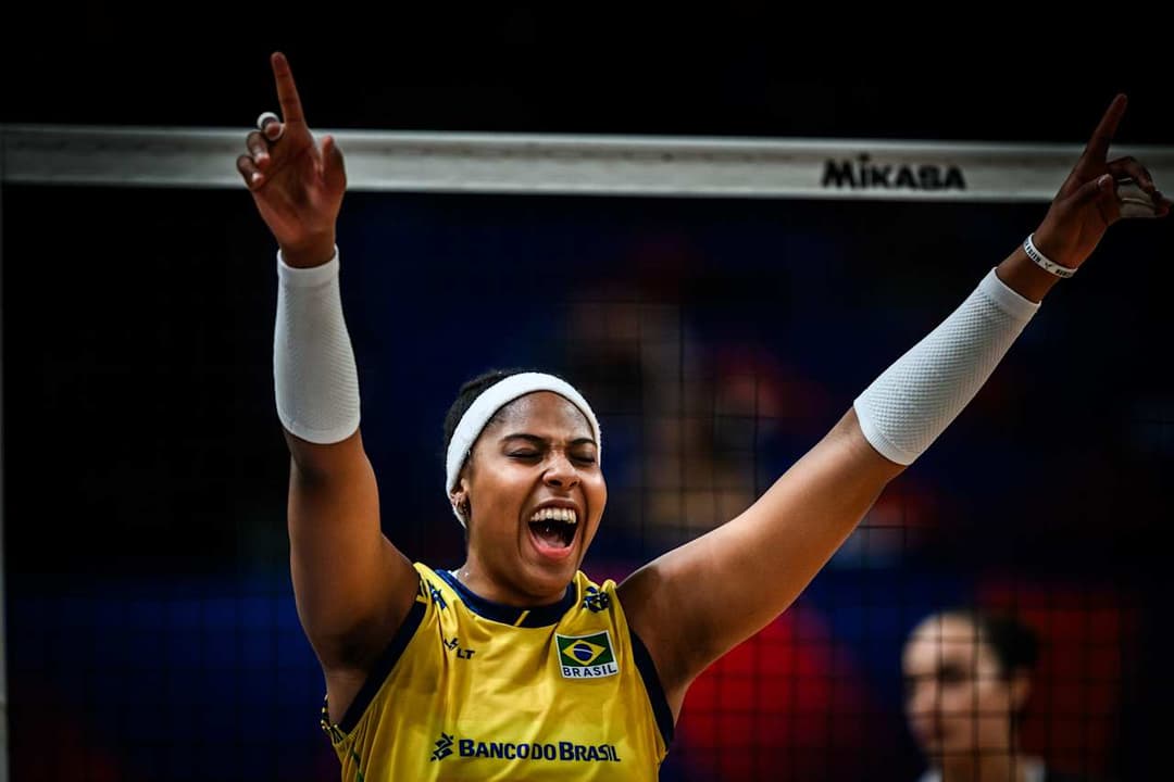 Ana Cristina é um dos destaques da Seleção Brasileira na VNL