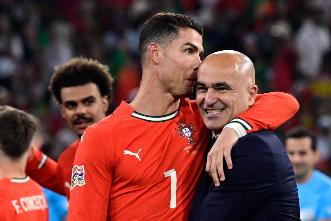 Cristiano Ronaldo e Roberto Martínez - Portugal