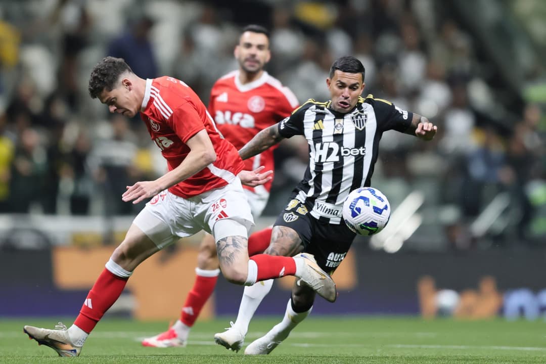 Dudu estreia pelo Atlético-MG contra o Internacional