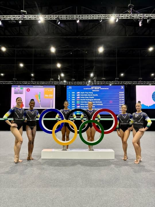 Brasil levou equipe jovem para o Pan de Ginástica
