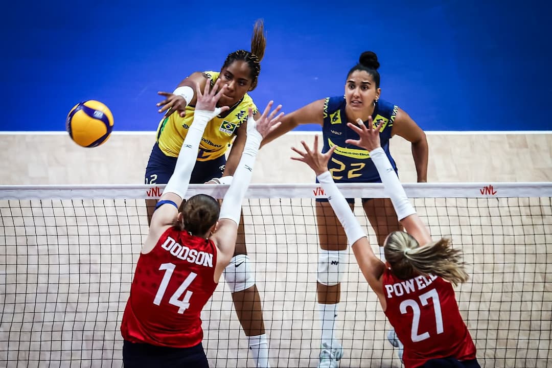 Brasil x EUA - Liga das Nações de Vôlei (VNL)