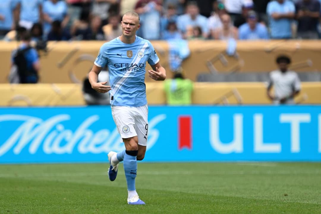 Haaland está escalado para Manchester City x Al Ain (Foto: Terence Lewis/Icon Sportswire via AP Images)