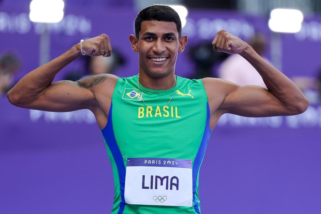 Matheus Lima disputa a etapa de Paris da Diamond League