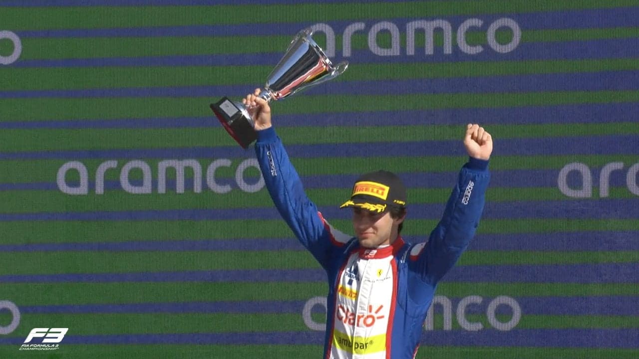 Rafael Câmara vence GP da Espanha de F3; Brasileiro é líder do campeonato (Foto: Reprodução / FIA Formula 3)