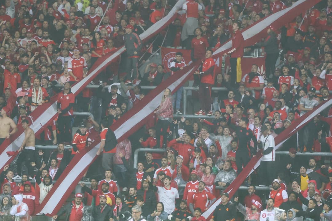 Torcida do Internacional no estádio Beira-Rio
