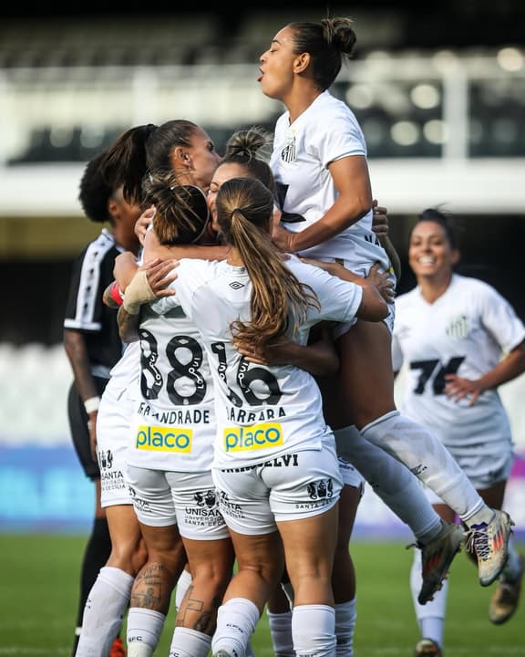 Santos venceu Ação por 2 a 1 neste sábado (5), pela A2. (Foto: Reinaldo Campo/Santos FC)