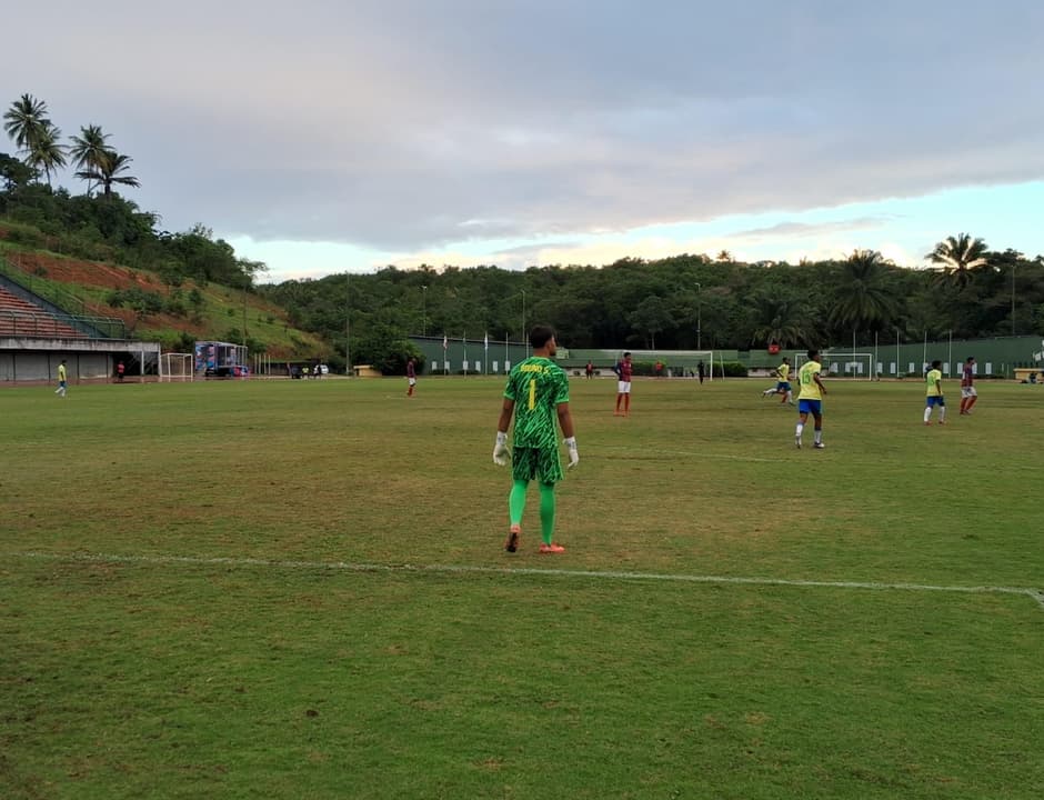 Bruno Samudio em ação contra o Bahia (Foto: Rafael do Carmo / Lance!)