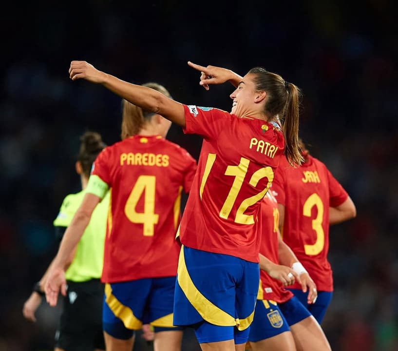 Jogos de hoje: a Espanha enfrenta a Suíça nas quartas de final da Eurocopa Feminina (Foto: Seleção Espanhola/Divulgação)