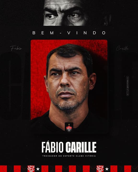 Carille é anunciado pelo Vitória (Foto: divulgação / EC Vitória)